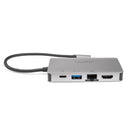 Rocstor Y10A249-A1 notebook dock/port replicator USB 3.2 Gen 1 (3.1 Gen 1) Type-C Silver