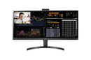 LG 34CN650N-6A All-in-One PC/workstation Intel® Celeron® J4105 34" 2560 x 1080 pixels All-in-One thin client 4 GB DDR4-SDRAM 16 GB eMMC Wi-Fi 5 (802.11ac) Black