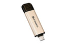 Transcend JetFlash 930C USB flash drive 128 GB USB Type-A / USB Type-C 3.2 Gen 1 (3.1 Gen 1) Gold