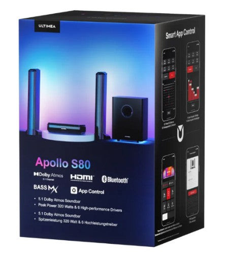 Ultimea Apollo S80 Black 5.1 channels 320 W
