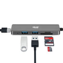 Adesso AUH-4020 laptop dock/port replicator Thunderbolt 3 Aluminum