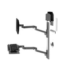 Ergotron LX Pro Series 45-696-293 monitor mount / stand 34" Wall Dark Gray