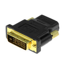 Rocstor Y10C126-B1 cable gender changer DVI-D HDMI Black