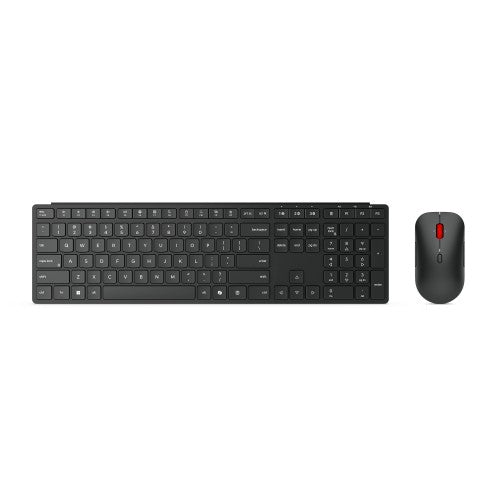 Lenovo 4X31S04810 keyboard Mouse included Office RF Wireless + Bluetooth US English Black
