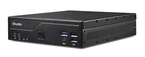 Shuttle DH610S PC/workstation barebone Slim PC Black Intel H610
