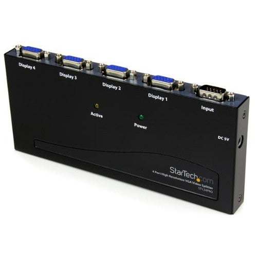 StarTech.com ST124PRO video splitter VGA 4x VGA