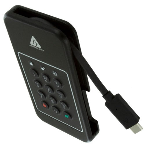 Apricorn Aegis NVX 500 GB USB Type-C 3.2 Gen 1 (3.1 Gen 1) Black