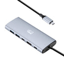 Adesso AUH-4035 laptop dock/port replicator Wired USB 3.2 Gen 2 (3.1 Gen 2) Type-C Aluminum