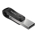 SanDisk iXpand Go USB flash drive 64 GB USB Type-A / USB Type-C 3.2 Gen 1 (3.1 Gen 1) Black, Silver