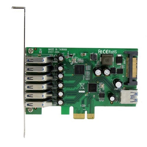 StarTech.com PEXUSB3S7 interface cards/adapter Internal SATA, USB 3.2 Gen 1 (3.1 Gen 1)
