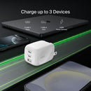 Belkin WCH016DQWH mobile device charger Universal White AC Fast charging Indoor