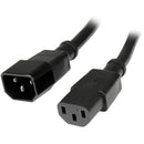 StarTech.com PXT100146 power cable Black 72" (1.83 m) C13 coupler C14 coupler