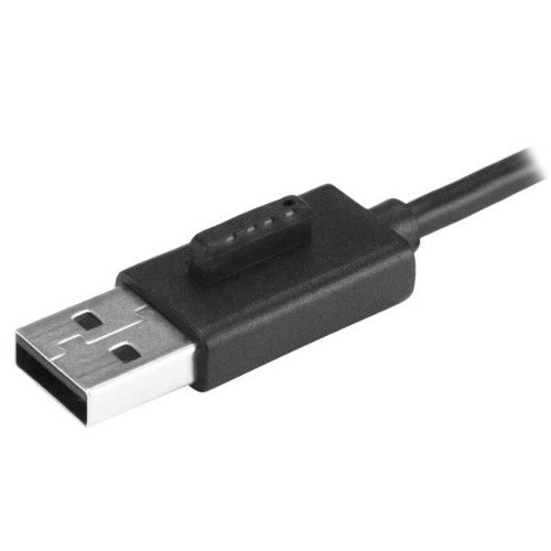 StarTech.com ST4200MINI2 interface hub USB 2.0 480 Mbit/s Black, Silver
