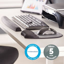 Fellowes 9175801 mouse pad Black, Silver