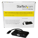 StarTech.com CDP2VGAUACP laptop dock/port replicator Wired USB 3.2 Gen 1 (3.1 Gen 1) Type-C Black