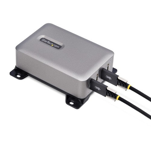 StarTech.com 424D3N-USB-C-CHARGER mobile device charger Universal Silver AC Fast charging Indoor