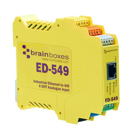 Brainboxes ED-549 gateway/controller 10, 100 Mbit/s