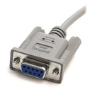 StarTech.com SCNM9FF serial cable Gray 118.1" (3 m) RS-232