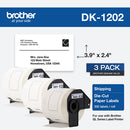 Brother DK-12023PK printer label White Self-adhesive printer label
