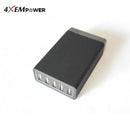 4XEM 4XPOWER5USB mobile device charger Black Indoor