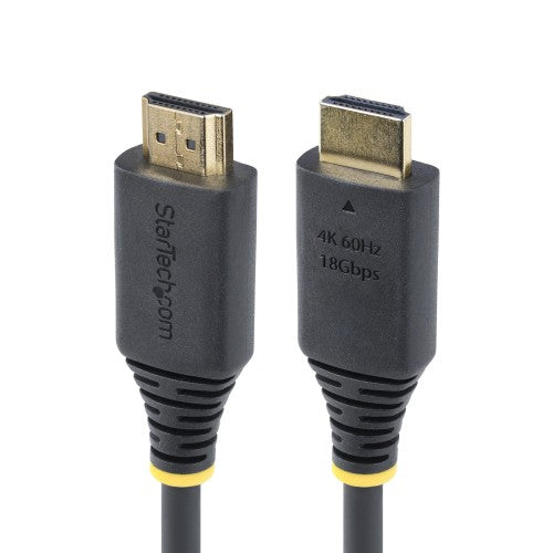 StarTech.com HDMI2-CABLE-4K60-1F HDMI cable 11.8" (0.3 m) HDMI Type A (Standard) Black
