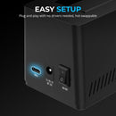 Sabrent DS-UC1B storage drive docking station USB 3.2 Gen 2 (3.1 Gen 1) Type-C Black