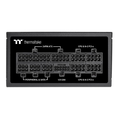 Thermaltake Toughpower SFX Platinum 1000W power supply unit 24-pin ATX CFX Black