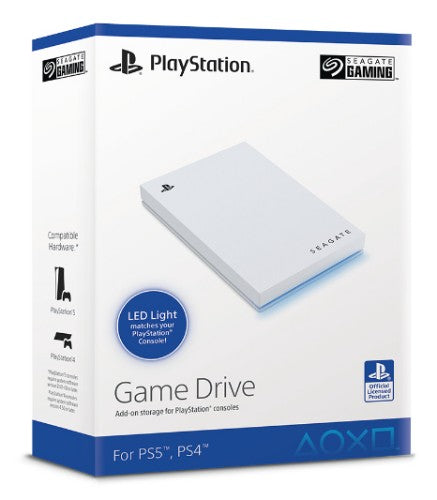 Seagate Game Drive PS5 2 TB 3.2 Gen 1 (3.1 Gen 1) White