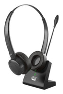 Adesso Xtream P400 Headset Wired & Wireless Head-band Business/Everyday USB Type-C / USB Type-A Bluetooth Charging stand Black