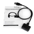 StarTech.com USB3S2SAT3CB laptop dock/port replicator Black