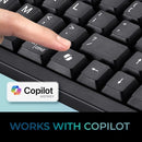 Adesso AKB-445UB keyboard Universal USB QWERTY US English Black