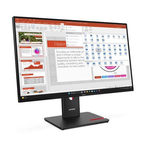 Lenovo ThinkVision T27-40 LED display 27" 1920 x 1080 pixels Full HD Black