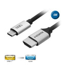 Siig CB-TC0511-S1 video cable adapter 196.9" (5 m) HDMI USB Type-C Black