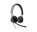 Logitech 981-001103 headphones/headset Wired Head-band Office/Call center USB Type-C Graphite