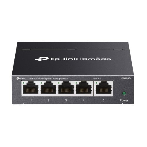 TP-Link Omada DS105G network switch Unmanaged Gigabit Ethernet (10/100/1000) Black