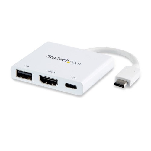 StarTech.com CDP2HDUACPW laptop dock/port replicator Wired USB 3.2 Gen 1 (3.1 Gen 1) Type-C White