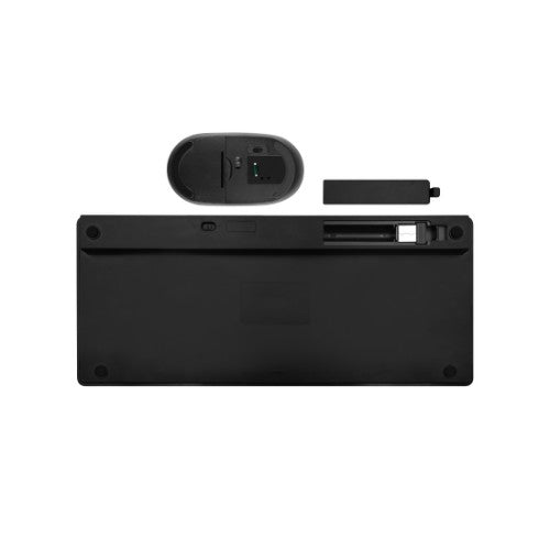Macally RFCOMPACTKEYCB keyboard Mouse included Universal RF Wireless QWERTY English Black
