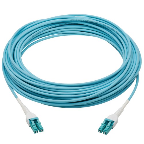 Tripp Lite N821-15M-AQ-AR InfiniBand/fibre optic cable 590.6" (15 m) LC OFNR Aqua color