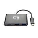 Tripp Lite U460-004-2A2CB interface hub USB 3.2 Gen 2 (3.1 Gen 2) Type-C 5000 Mbit/s Black