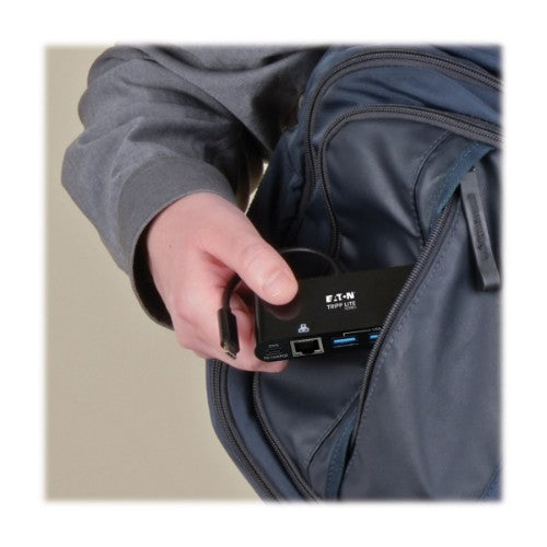 Tripp Lite U460-003-3AGB-C interface hub USB 3.2 Gen 2 (3.1 Gen 2) Type-C 5000 Mbit/s Black