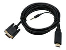 4XEM 4XHDMIVGA6FT video cable adapter 70.9" (1.8 m) HDMI Type A (Standard) VGA (D-Sub) + 3.5mm Black