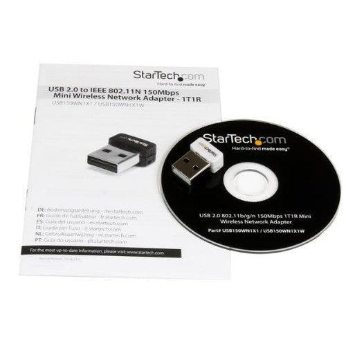 StarTech.com USB150WN1X1W network card WLAN 150 Mbit/s