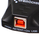 Brainboxes US-320 cable gender changer RS-422/485 USB Black