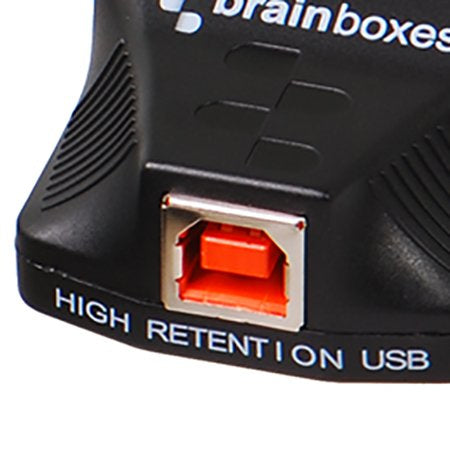 Brainboxes US-320 cable gender changer RS-422/485 USB Black