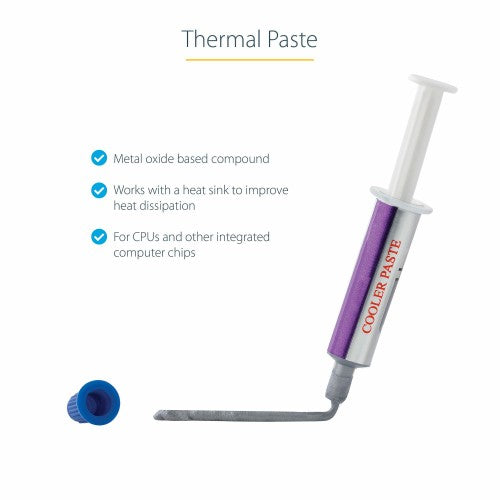 StarTech.com SILVGREASE1 heat sink compound Thermal paste 1.93 W/m·K 0.141 oz (4 g)