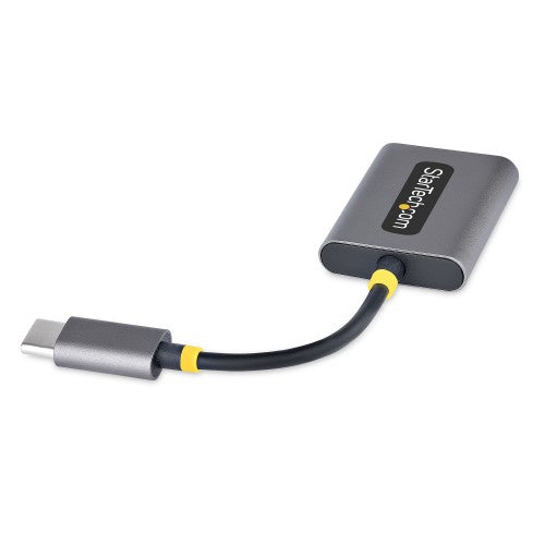 StarTech.com USBC-AUDIO-SPLITTER audio splitter Gray