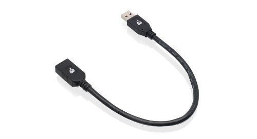 iogear G2LU3AMF USB cable 11.8" (0.3 m) USB 3.2 Gen 1 (3.1 Gen 1) USB A Black
