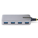 StarTech.com 5G4AB-USB-C-HUB interface hub USB 3.2 Gen 1 (3.1 Gen 1) Type-C 5000 Mbit/s Gray