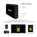 CLUB3D CAC-1903 mobile device charger GPS, Gaming controls, Headphones, MP3, MP4, Mobile phone, Netbook, Laptop, Other, Portable speaker, Power bank, Smartphone, Tablet, Wearables Black AC Indoor