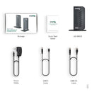 Plugable Technologies UD-3900Z laptop dock/port replicator Docking USB 3.2 Gen 1 (3.1 Gen 1) Type-C Black